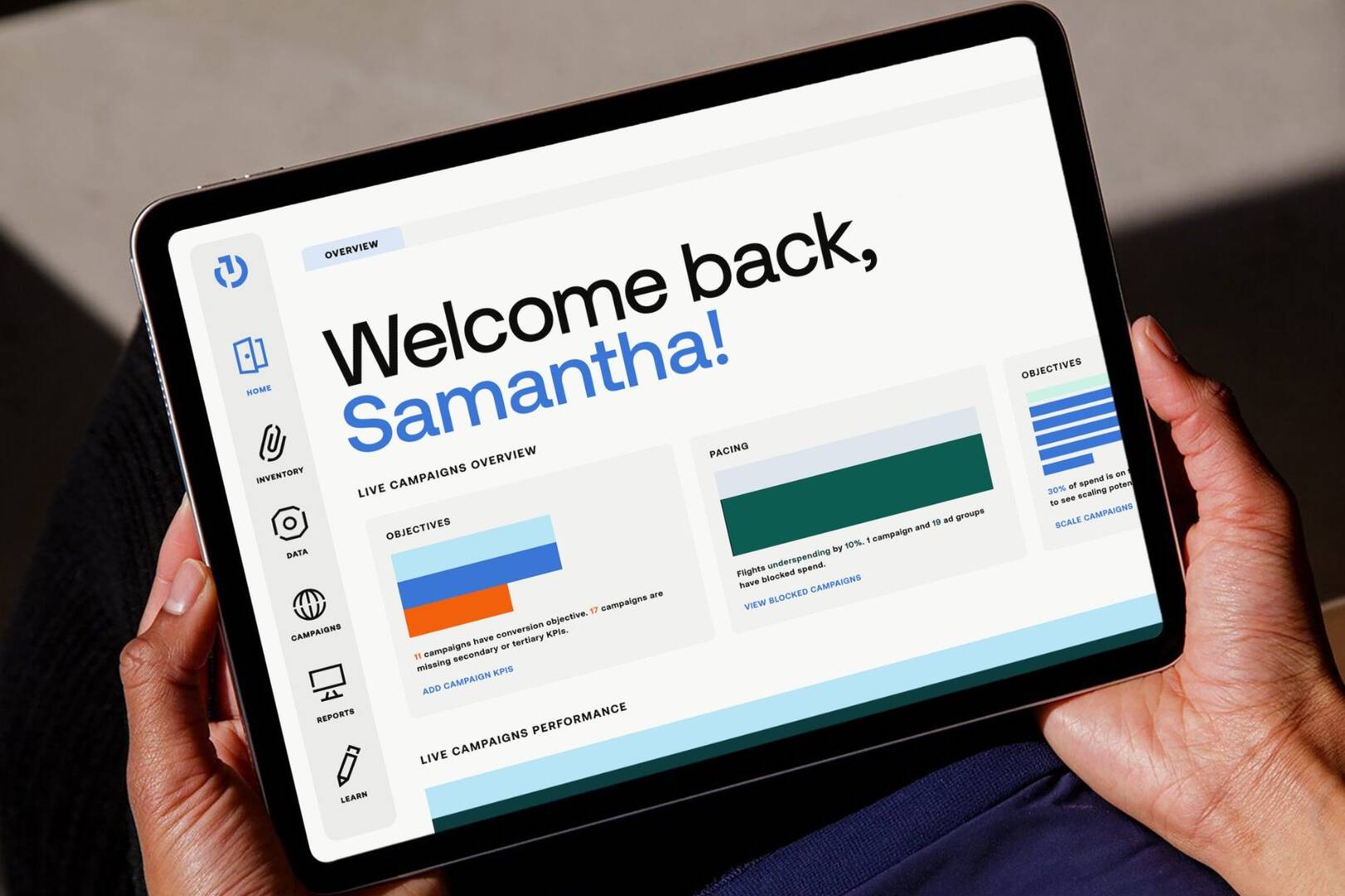 Keyvisual von The Trade Desk im Reseller-Bereich